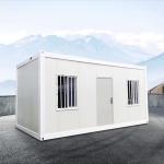 Prefabricated Flat Pack Container Homes , Mobile Prefab Container Homes Office