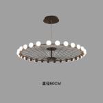 Duplex Building Ferris Wheel Large Chandelier Creative Industrial Ring Pendant