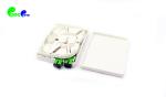 Wall Mount 2 / 4 Ports Fiber Face Plate Compact Fiber Termination Box For SC FC