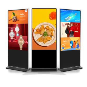 Quality TFT 65 Inch Standing Kiosk 1920x1080 Totem Digital Signage 500cd/m2 wholesale