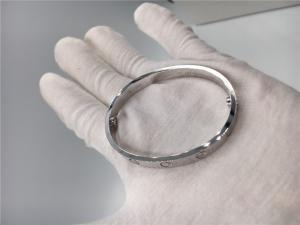 Quality Girlfriend Luxury Diamond Jewelry Jewelry Love Bracelet 18k White Gold wholesale