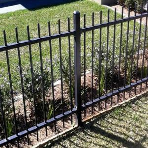 Quality Building Material 6ft 8ft Metal Garden Picket Fence Black Galvanized wholesale