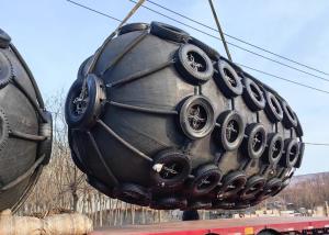 Quality Yokohama STS STD Pneumatic Rubber Fender Marine Ball With Chain And Tires Net wholesale