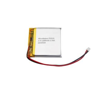 Quality Square Rechargeable Lithium Polymer Battery 1000mAh LiPo Battery 3.7 V wholesale