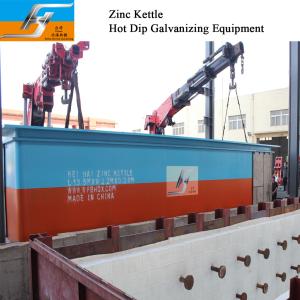 Quality Zinc Kettle Pot Tank Supplier Hot Dip Galvanizing Production Line Equipment Manufacte High Velocity Furnace Burner wholesale