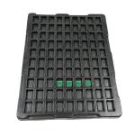 Electronic Component Tray Chip Parts Esd Black PS Anti-static Vacuum Forming Pcd