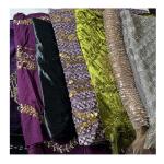 African Dress Material Sequins Laser Flannel Beaded Embroidery Velvet Lace