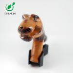 Multifunctional Beech Wooden Umbrella Handle , Animal Head Umbrella Handle With
