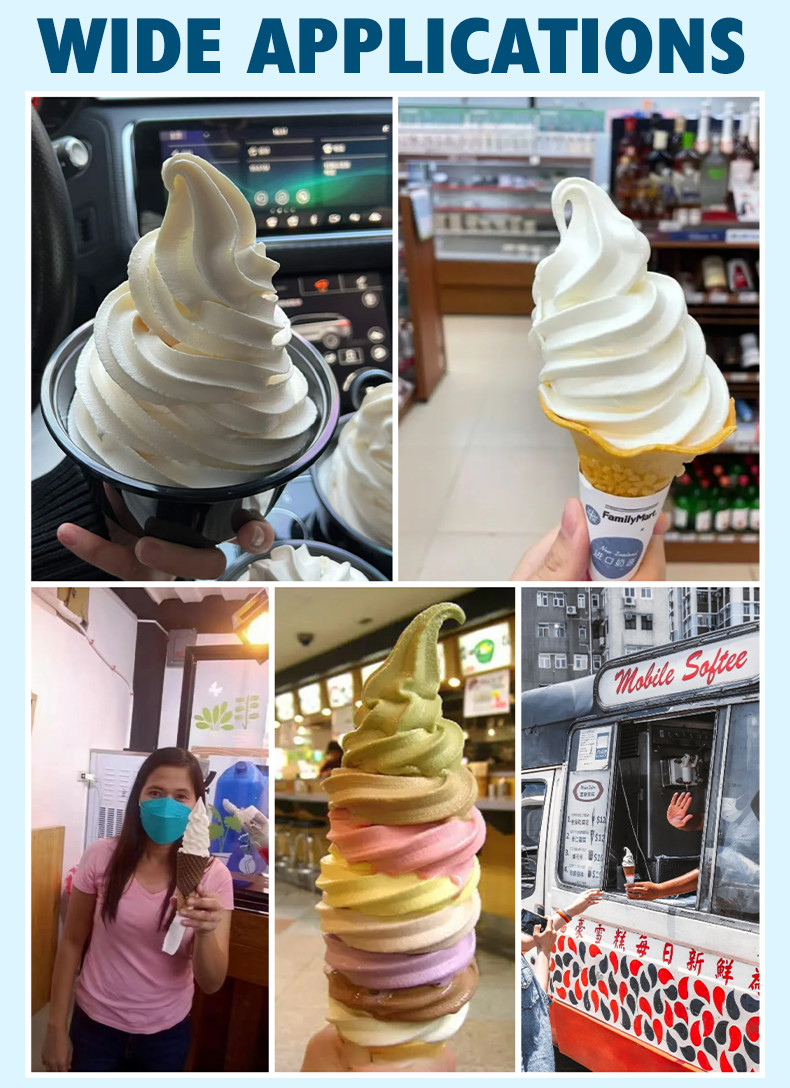 Mobile Gelato Maker Commercial 36l Hotel Commercial Ice Cream Machine
