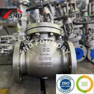 Quality ASME B16.34 Hastelloy Alloy Swing Check Valve CW12MW No Return Valve 150LB 4 Inch wholesale
