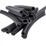 Black EPDM Rubber Draught Seal Weather Strip For Shower Door Design