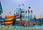 Gigantic Aqua Playground Water House Fiberglass Amusement Park Equipment