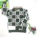 Children's autumn boys' jacquard knitted sweater Polo shirt baby spring and