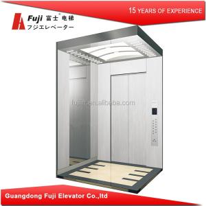 Quality Light Curtain Cabin Maching Passenger Elevator 1350kg Capacity wholesale