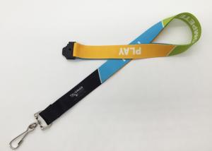 Quality Fashionable Screen Printed Lanyards / Event Staff Lanyards With Customized Logo wholesale