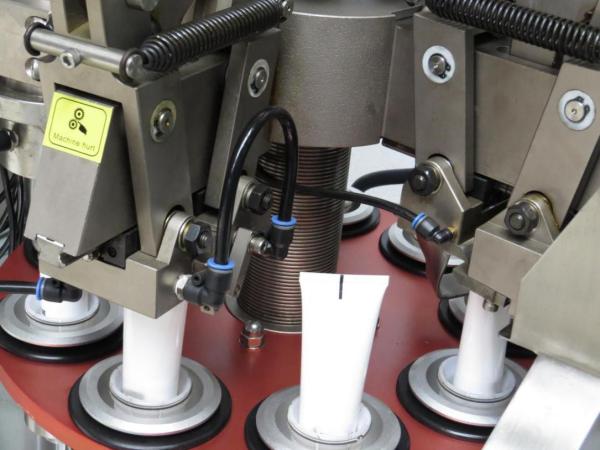 Automatic soft plastic tube filling and sealing machine aluminum cosmetic cream