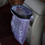 Car trash bag holder rack in plastic material