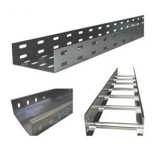 Quality T1-200x600 Electro-Galvanized Ladder Cable Tray with Thickness 1.0-3.0mm wholesale
