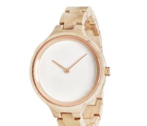 Quality Vogue Style Custom Wood Watches / Beautiful Women'S Watches Made Of Wood wholesale