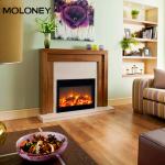 30'' Home Decor Stove Wood Mantel Fireplace Digital Touch Button