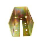 Aluminum Stamping Bending Holed Painted Metal Parts for Environmental Protection