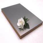 Fingerprint Free Metal Brushed PET Laminated MDF Panels 1220x3050×30mm