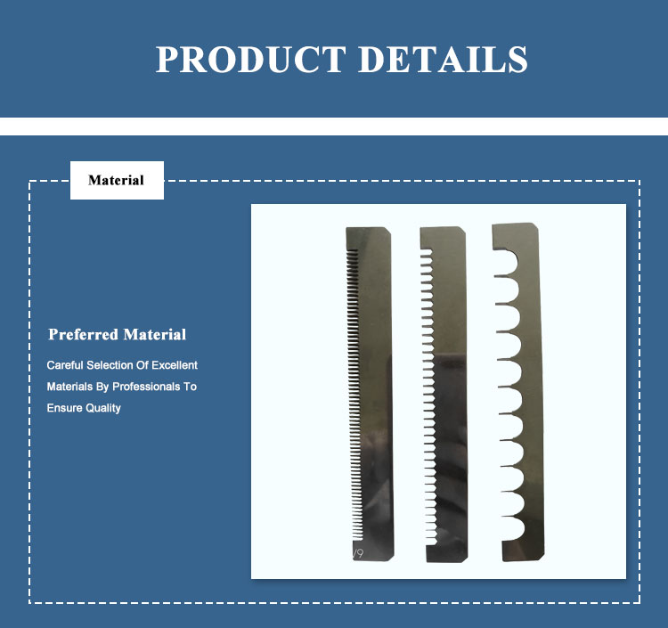 Food Processing Industrial Knife Blades For Slicing Vegetables Fruits Nuts