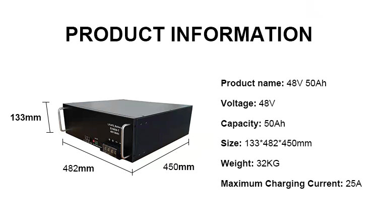 Custom 48v 50ah Lifepo4 Energy Storage Battery Pack Wall-mounted CE