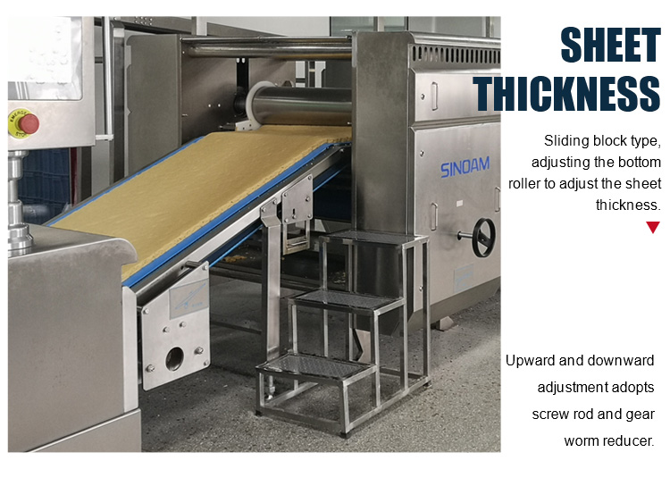 High Quality Commercial Dough Rolling Machine Electric Cookie Dough Sheeter