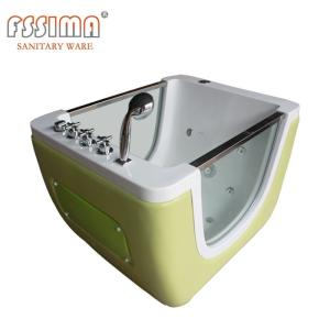 Quality 35 Inch Luxury Baby Spa Bathtub Whirlpool White Acrylic Massage wholesale