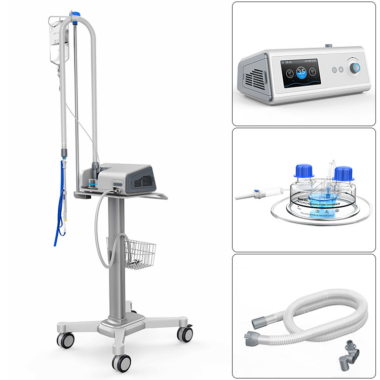 HFNC series hospital high flow nasal cannula oxygen therapy medical device high flow heated respiratory humidifier