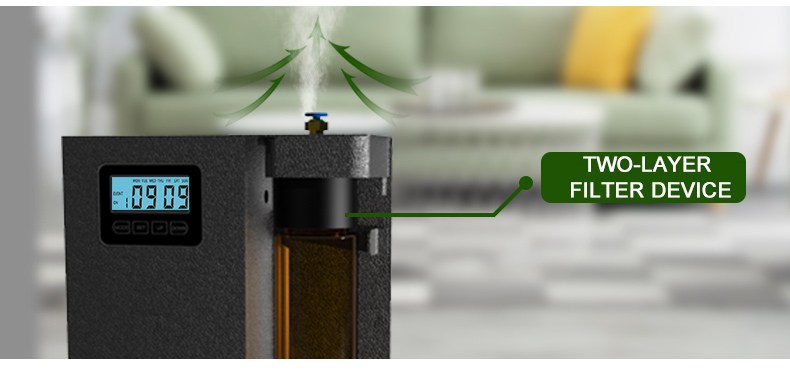 150ML Commercial Bluetooth Air HVAC System Aroma Diffuser Scent Portable Wall Mounted Scent Machine Aroma Diffuser