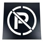 PVC Stencil Black PVC Number and Letter Stencil
