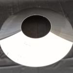 SUS304 SUS316 Wood Stove Flue Kit Storm Collar Twist Locking Connection