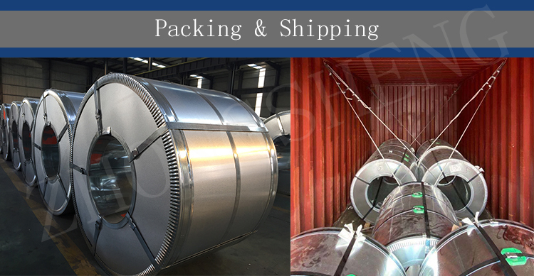55% aluminum galvalume AZ120 hot dipped GL steel coil with COIL ID 508mm/610mm and ±1% tolerance