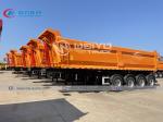Jost 4 Axle Rear Tipping Dump Truck Trailer 50t 60tons Mine Sand Stone Gravel