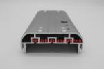 Silver Anodizing Aluminum Extrusion Parts AL6063 Electronic LED Heat Sink