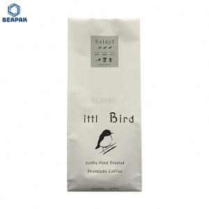 Quality Roasted Bean Plastic Kraft Paper Pouch Flat Bottom Coffee Bag Packaging wholesale