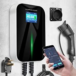 Quality 7kw AC Wall Mounted EV Charging Station With 2 Wallbox wholesale