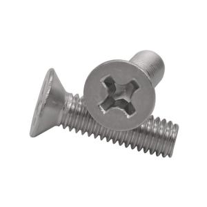 Quality Din 965 Stainless Steel 316 Cross Flat Head Screw Fastener wholesale