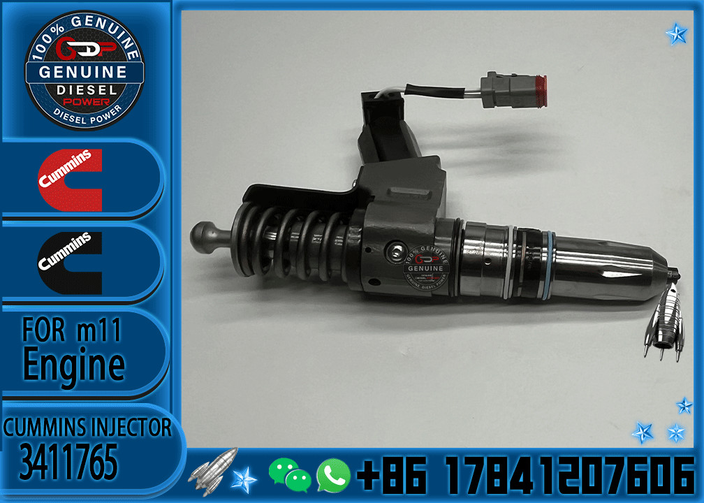 New Genuine Cummin s Fuel Injector 3411691/3411765/3411766/3411759/3087560/3087733/3083846/30950866 Cummin s N14 Engine