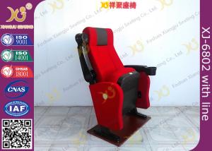 Quality Fire Retardant Fabric Cover Cinema Theater Chairs Anchor Fixed On Floor wholesale