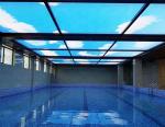 Waterproof PVC Ceiling Film Convenient Disassembly Translucent Ceiling