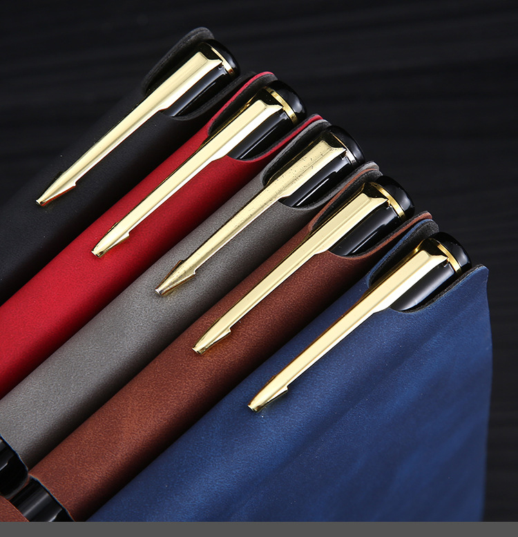 Thread Sewing A5 Custom Logo Diary Planner Notebook for Business Professionals in 2021