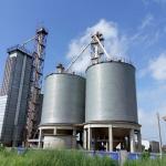 Conical Steel Grain Bin Hopper Bottoms Cleaning Ventilation Support