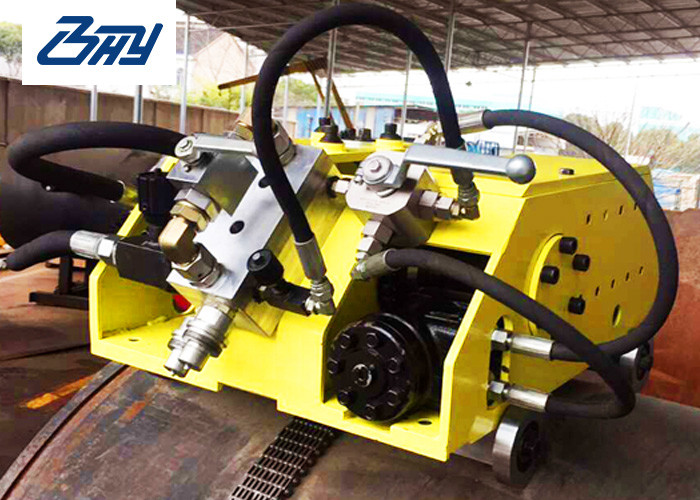Cold Pipe Cutting And Beveling Machine Adjustable Cutting Speed Travel Cutter