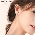 Christmas Jewelry Gift Fashion Small Deer Earrings Personality Blue White