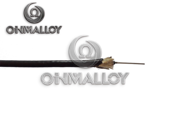 0.51mm Type K High Temperature Thermocouple Wire Fiberglass / Stainless Steel Braid