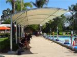 Flexibility Installation Steel Tensile Shade Structures Membrane PVDF Car