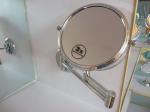 bath wall mounted makeup mirror
